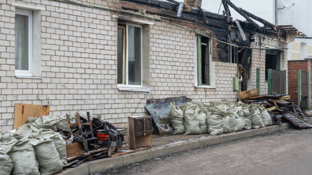 Professional Fire Damage Removal technician working in Odessa, TX